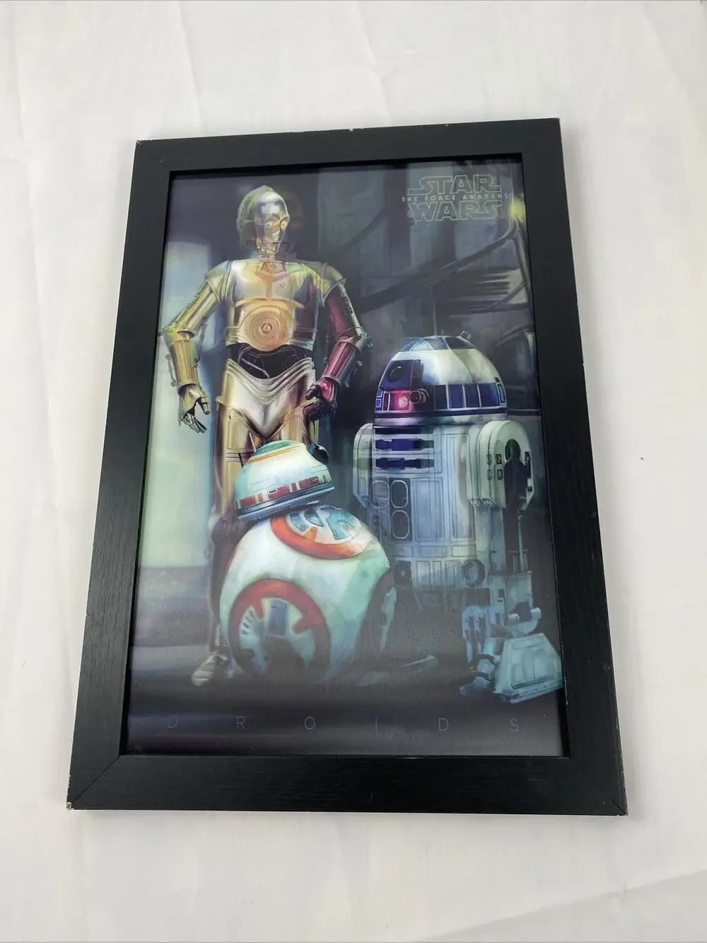 STAR WARS R2D2 THE FORCE AWAKENS 3D Lenticular picture 13x19.